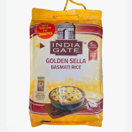 India Gate Golden Sella Basmati Rice 5KG