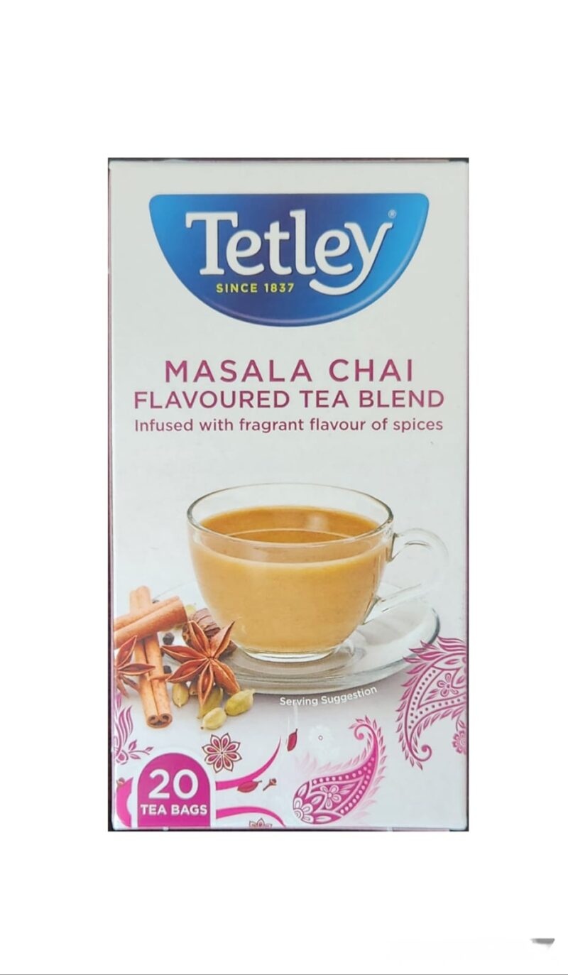 Tetley Masala Chai Tea (20 tea bags) – Cape Spice Emporium