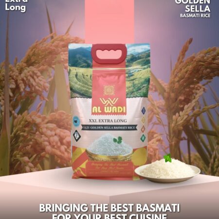 Al Wadi 1121 Golden Sella Basmati Rice 5kg